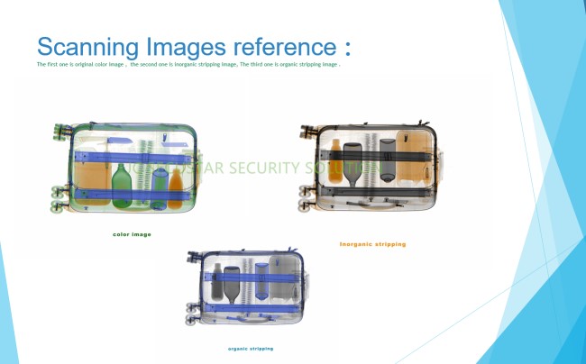 Υψηλά σαφή συστήματα διαλογής ακτίνας X επίδειξης εικόνων για τον έλεγχο ασφάλειας 1